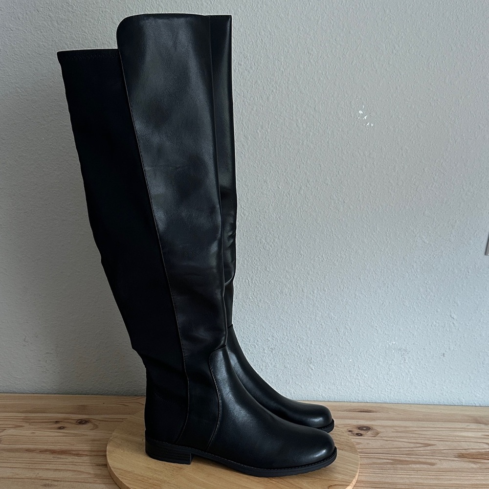 Unisa Womens Collean Flat Heel Over the Knee Boots